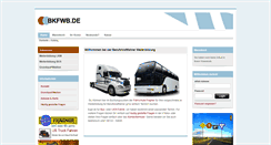 Desktop Screenshot of bkfwb.de